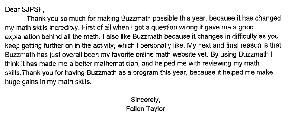 BuzzMath provides Students with new ways of approaching Math