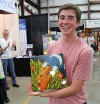 FHHS senior Max: Thanks for the biology books!