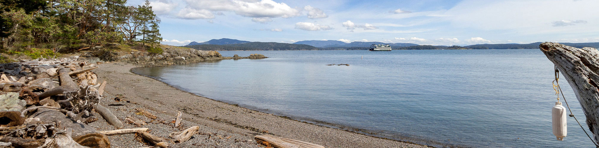 Beach and Ferry